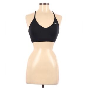 Nike Women's Black Sports Bra with Strappy Design